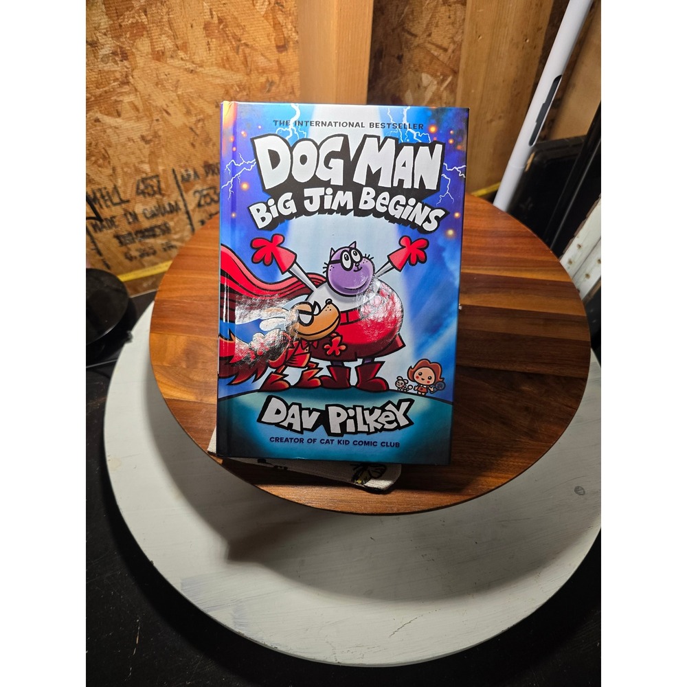Dog Man Big Jim Begins by Dav Pilkey Hardcover Graphic Novel Scholastic Graphix